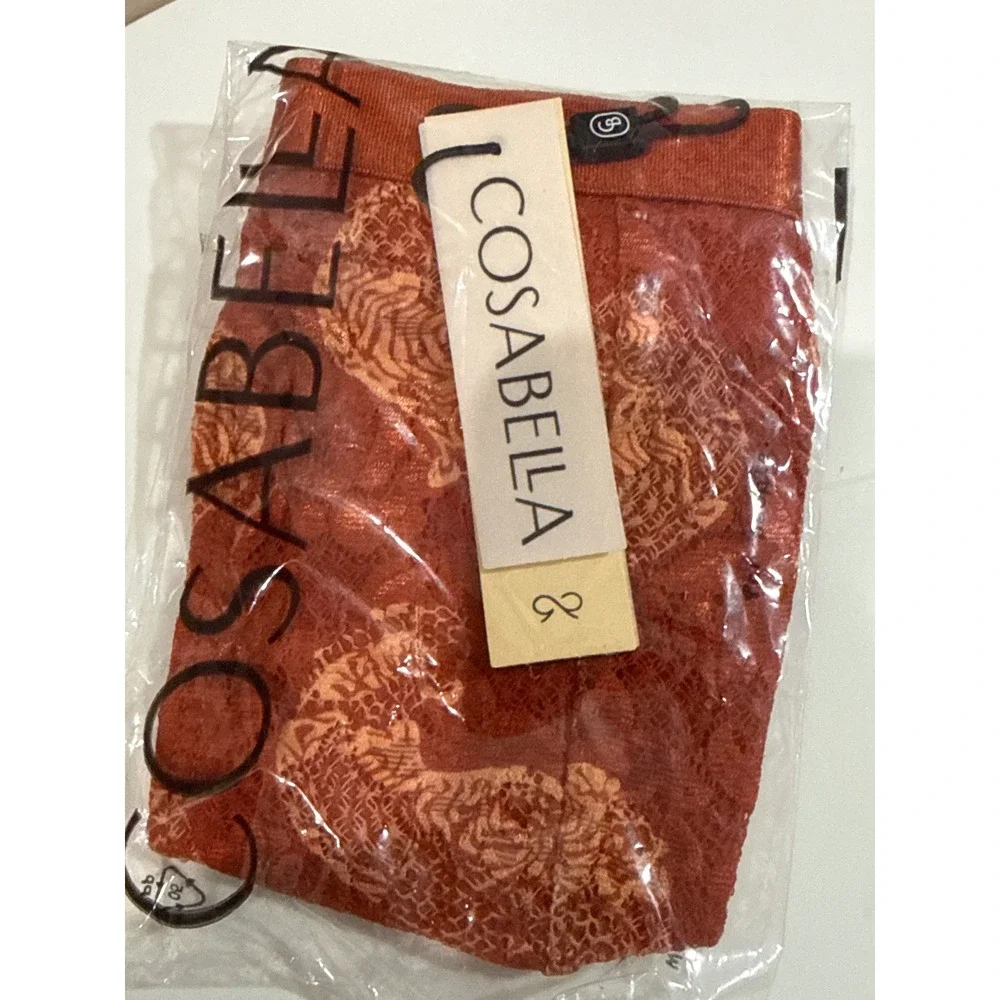 Cosabella Never Say Never‎ Italian Lace Men's Thong Sahara Tiger Size M